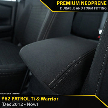 Nissan Y62 Patrol Ti & Warrior GP6 Premium Neoprene Console Lid - Brixton 4x4 - Buy Online Now!